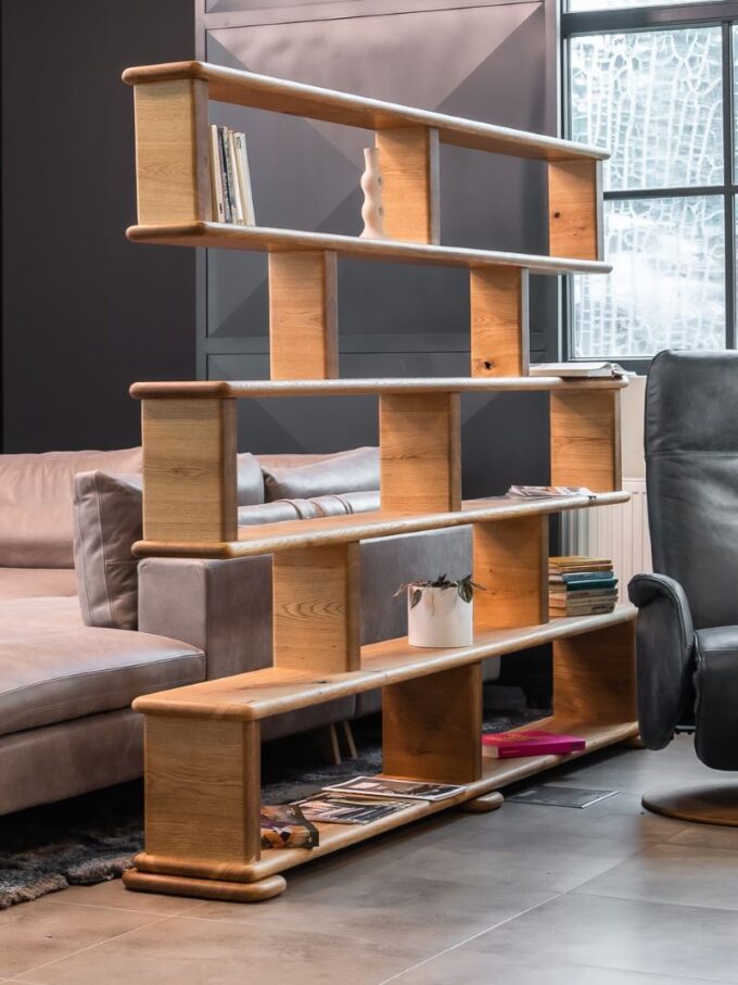 wooden library